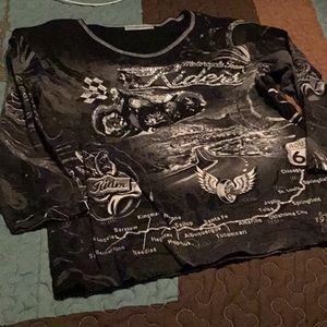 Cactus Bay Route 66 Motorcycle Medium Shirt